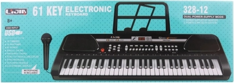 Elektronické piano so 61 klávesami a mikrofónom