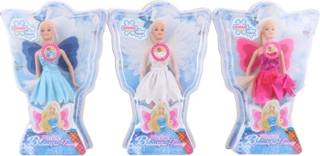 Bábika víla so svietiacimi krídlami