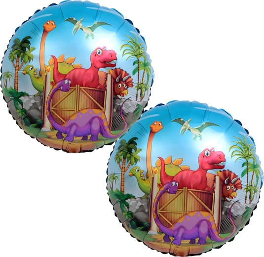Sada narodeninových balónikov dinosaurus 5 ks