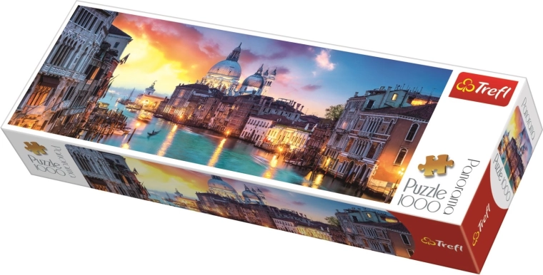 Panoramatické puzzle 1000 dielikov Canal Grande, Benátky