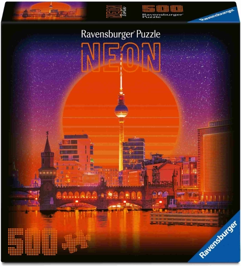 Ravensburger neónová kolekcia: Berlín – puzzle 500 dielikov