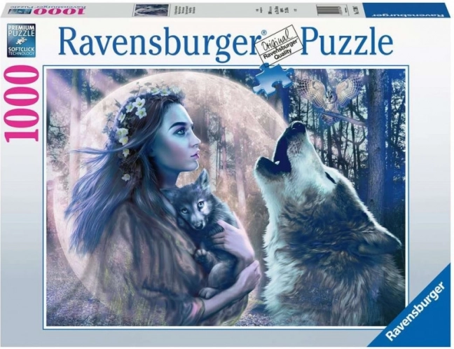 Puzzle 1000 dielikov RAVENSBURGER mágia mesačného svitu