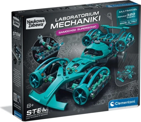 Laboratórium mechaniky – pretekárske auto Supersonic
