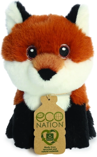 Eco Nation mini plyšová líška 13 cm