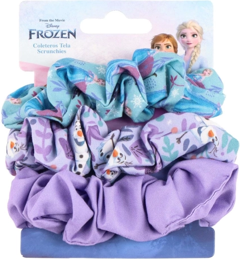 Sada látkových gumičiek do vlasov Disney Frozen – Ľadové kráľovstvo (3 ks)