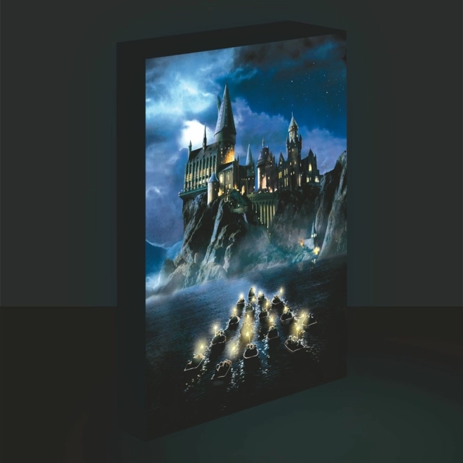 LED obraz Harry Potter - Rokfort 30x40 cm