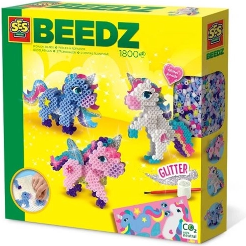 SES Beedz nažehľovacie koráliky 3D jednorožce