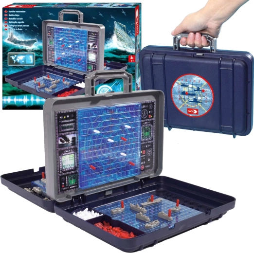 Rodinná strategická hra Lode v kufríku BITWA MORSKA 5+