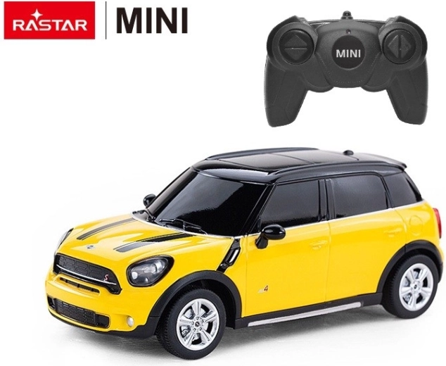 Rastar Mini Cooper S Countryman RC auto 1:24 žlté - 1 kus