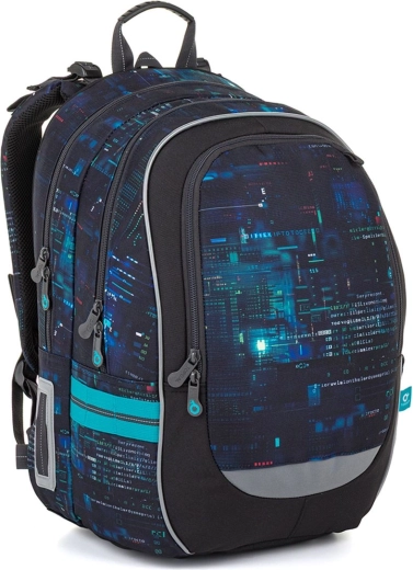 Školský batoh Topgal coda digitálne svetlo
