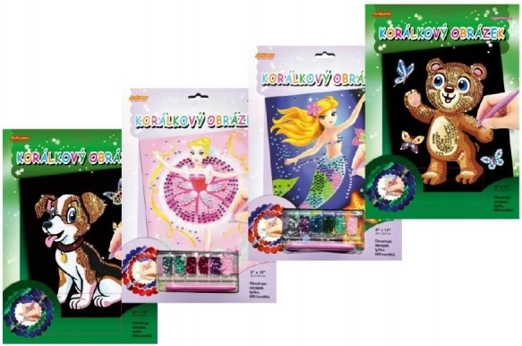 ArtLover korálkový obrázok baletka 20x25 cm