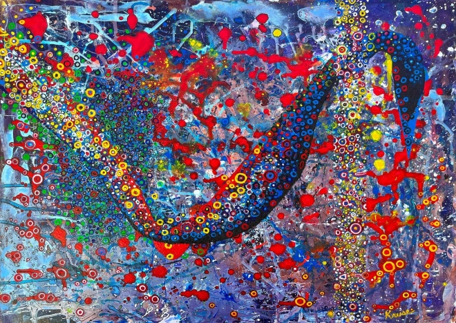 Puzzle biela volavka 1000 dielikov