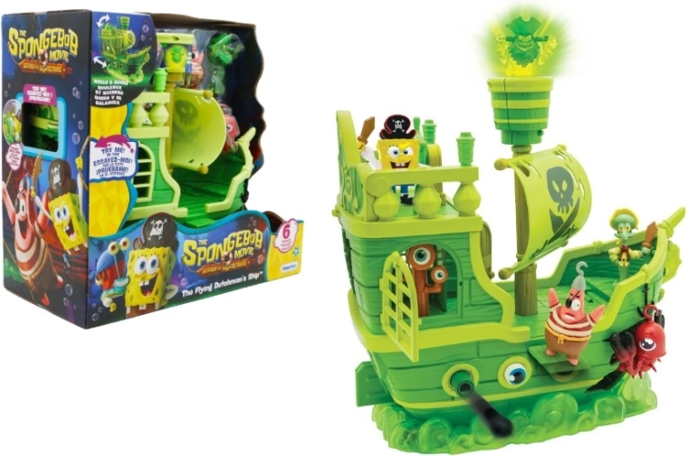 SpongeBob – pirátska loď Lietajúci Holanďan so 6 figúrkami