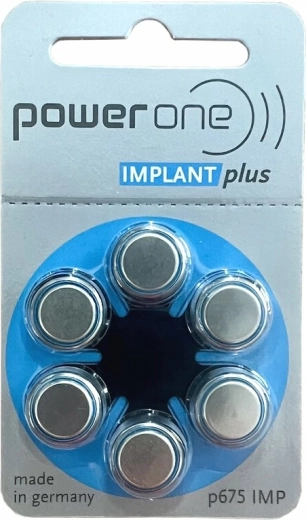 Batérie do načúvadiel Varta Power One Implant Plus 675, 6 ks