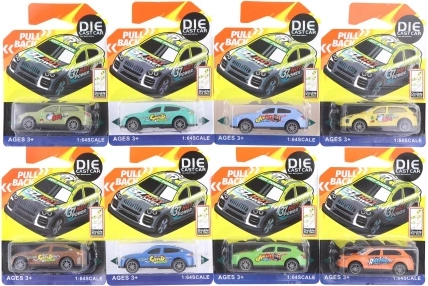 Kovové autíčko na spätný chod