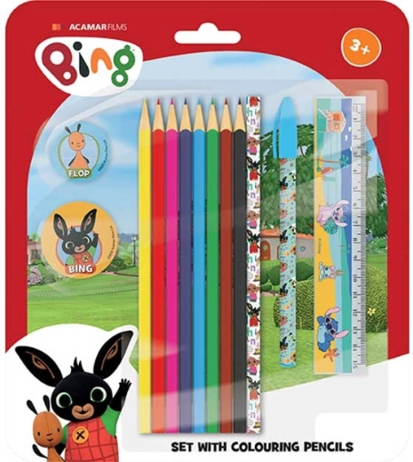 Súprava s pastelkami Bing