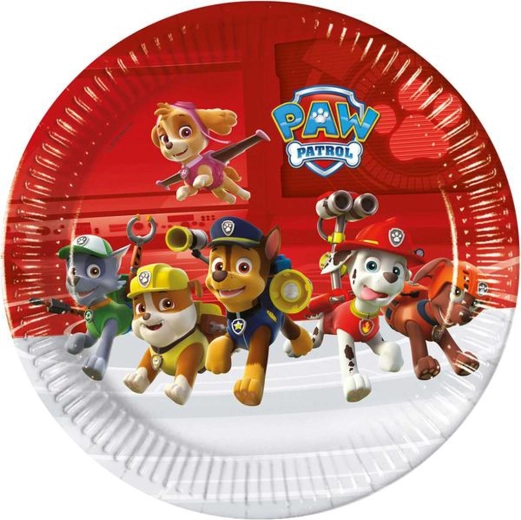Papierové taniere PAW PATROL 20 cm, 6 ks
