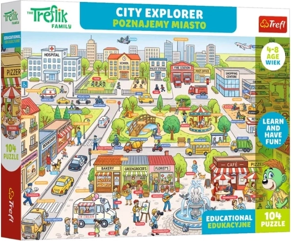 Edu puzzle 104 dielikov Poznajemy miasto