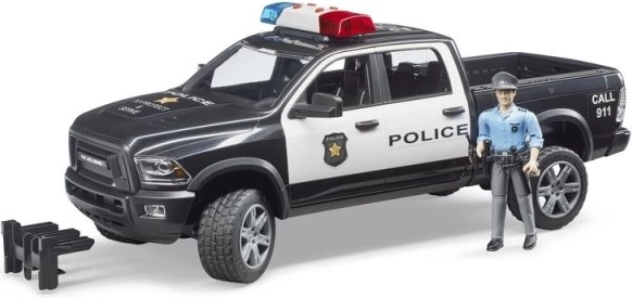 Bruder policajný terénny pick-up ram s policajtom