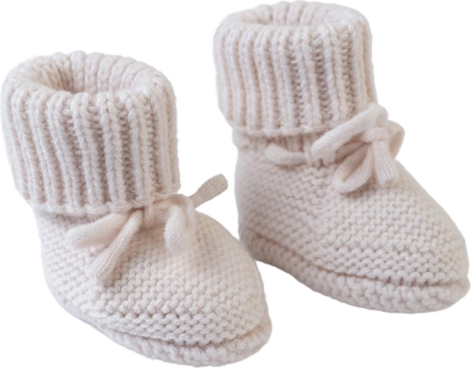 Pletené topánočky Lodger Merino Birch (6–12 mesiacov)