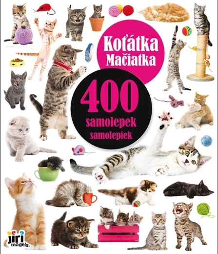 400 samolepiek Mačiatka