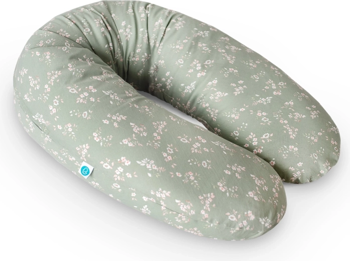 Vankúš na dojčenie a tehotenský vankúš Ceba Cebuszka Multi Green Meadow 190 cm