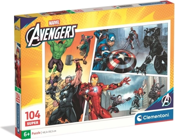 Puzzle Clementoni Super The Avengers 104 dielikov