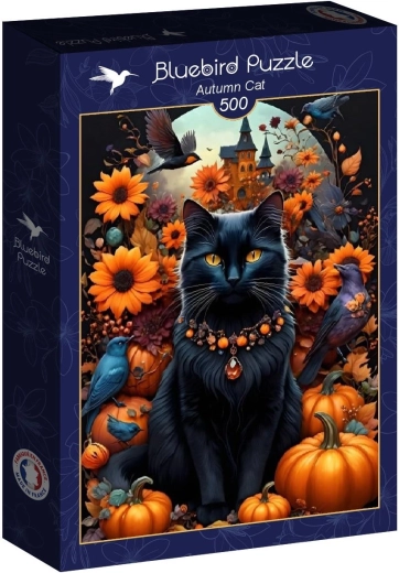 Puzzle Bluebird Jesenná mačka 500 dielikov