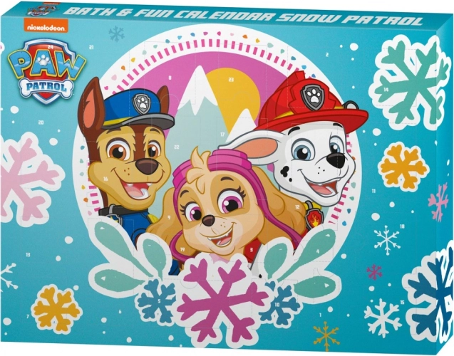 Adventný kalendár PAW PATROL Snehová patrola
