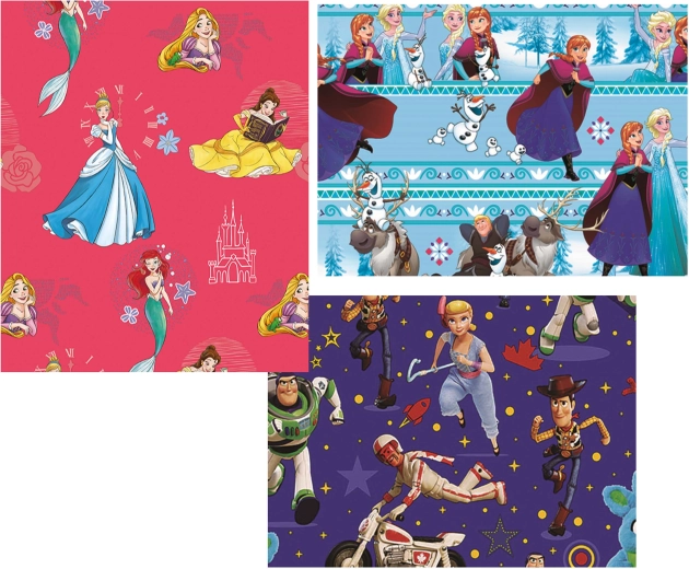 Darčekový baliaci papier Disney 0,7 × 2 m - 1 kus