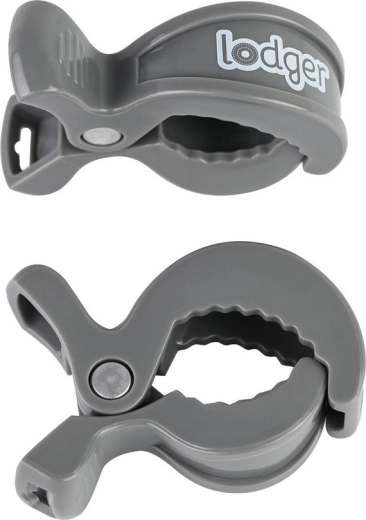 Lodger klipy na zavinovačku Swaddle Clip Carbon (2 ks)