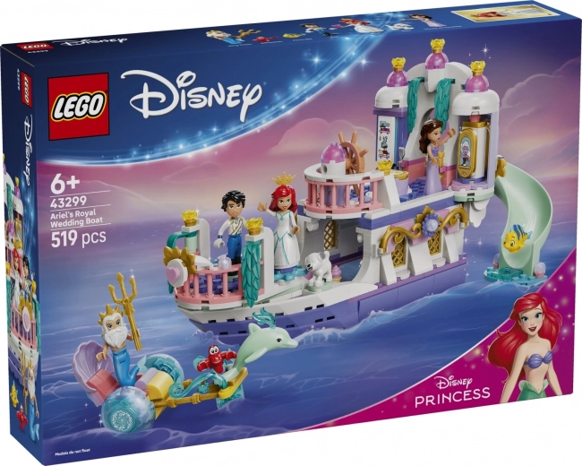 LEGO Disney Princess kráľovská svadobná loď Ariel
