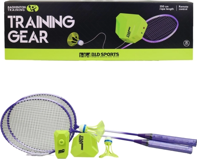 Badmintonový trenažér na domáci tréning