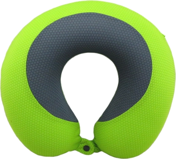 Záhlavník na cestovanie – zelený 30 × 30 × 9 cm