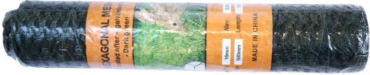 Králičie pletivo pozinkované 13 mm, drôt 0,9 mm, výška 50 cm, balenie 10 m