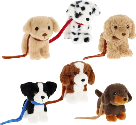 Keeleco šteniatko Love na vôdzke 14 cm (6 druhov)