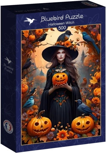 Bluebird puzzle halloweenská čarodejnica 500 dielikov