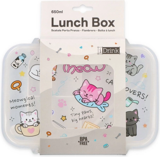 iTotal desiatový box s mačičkami - 1 kus