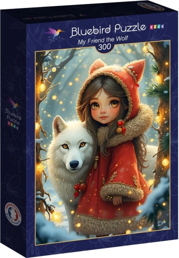 Puzzle Bluebird môj priateľ vlk 300 dielikov