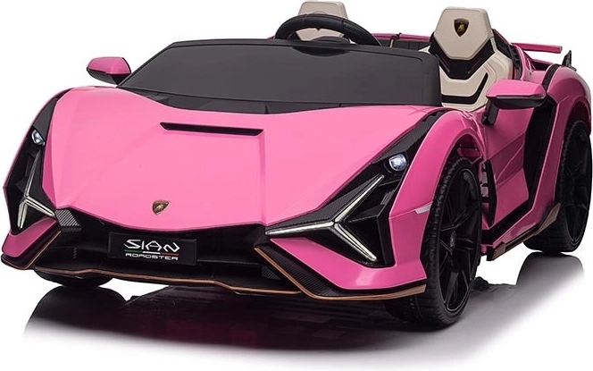 Elektrické autíčko pre deti Qileshi Lamborghini Sián ružové