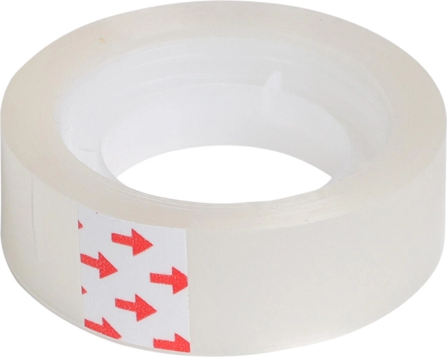 Priehľadná lepiaca páska 15 mm × 20 m, balenie 5 ks
