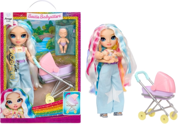 Bábika Rainbow High Junior Fashion opatrovateľka Amaya