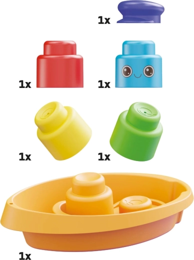 Momy Soft mäkké kocky s loďkou