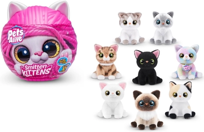 Interaktívne plyšové mačiatko ZURU Pets Alive Smitten Kitten