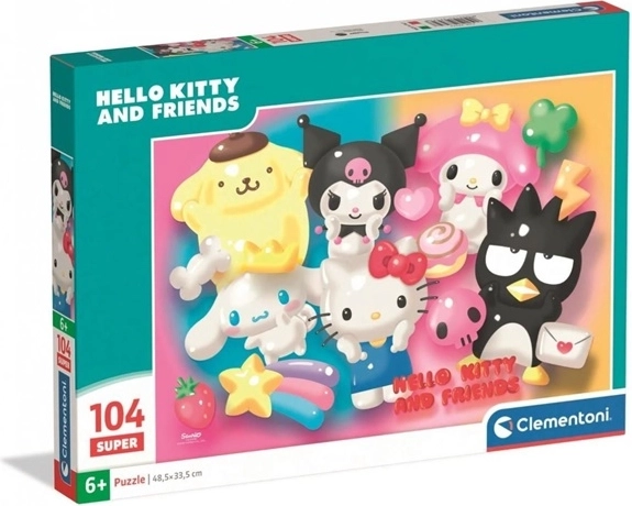 Clementoni puzzle Super Color Hello Kitty 104 dielikov