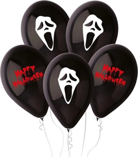 Gemar pastelové prémiové balóny 12" strašidelný Halloween (5 ks)