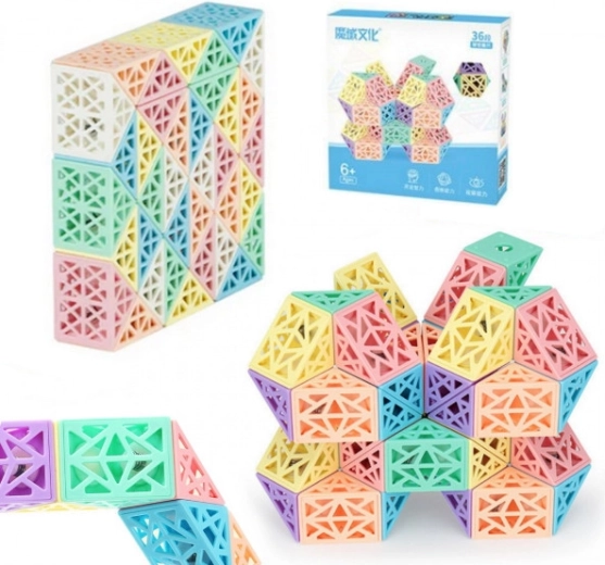 Kreatívne ažúrované puzzle v krabičke – 36 dielikov
