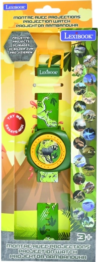 Lexibook detské projekčné hodinky dinosaurus s 20 obrázkami