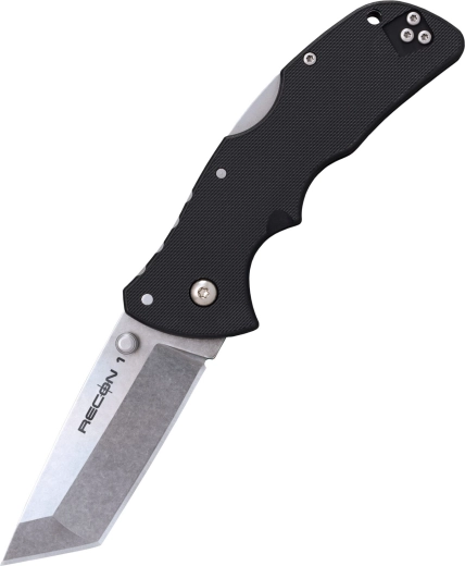 Cold Steel Mini Recon 1 Tanto vreckový nôž 7,3 cm, čierny, Griv-Ex