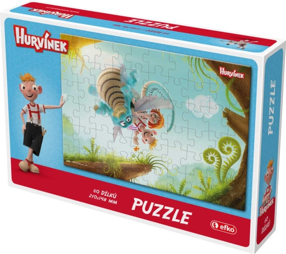 EFKO puzzle Hurvínek III 60 dielikov 21 × 15 cm
